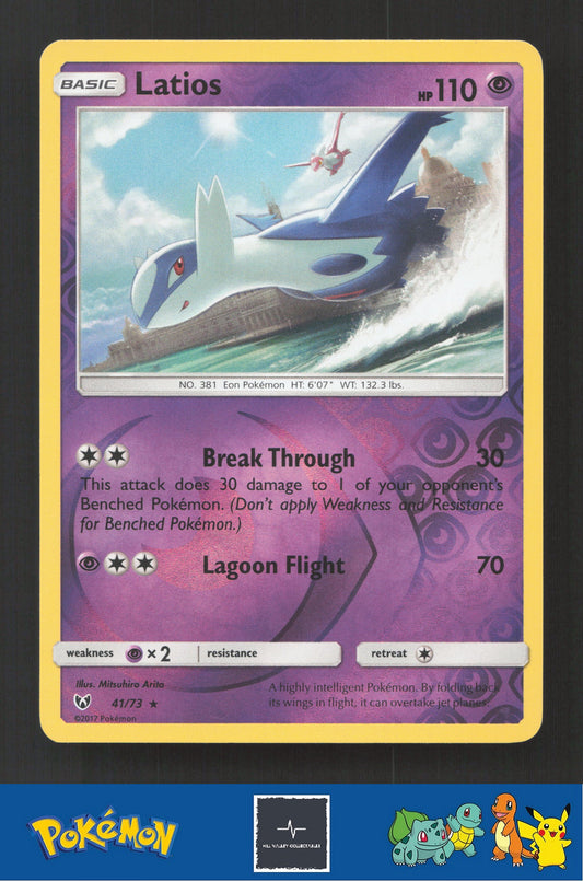 2017 Pokemon SM Shining Legends 41/73 Latios Reverse