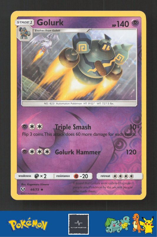 2017 Pokemon SM Shining Legends 44/73 Golurk Reverse