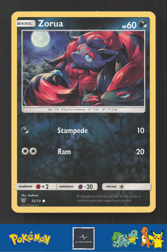 2017 Pokemon SM Shining Legends 52/73 Zorua Reverse