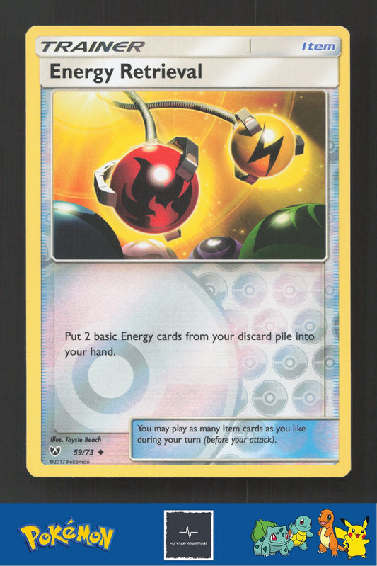 2017 Pokemon SM Shining Legends 59/73 Energy Retrieval Reverse