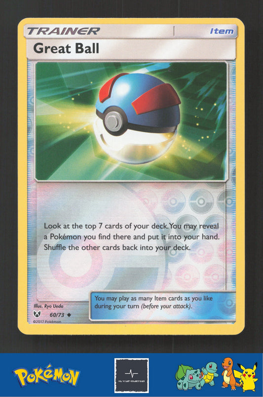 2017 Pokemon SM Shining Legends 60/73 Great Ball Reverse