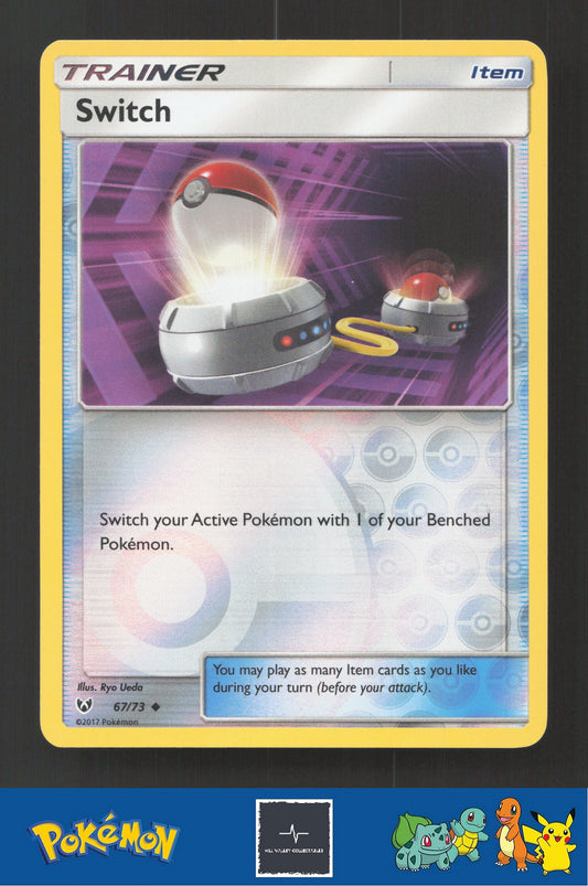 2017 Pokemon SM Shining Legends 67/73 Switch Reverse