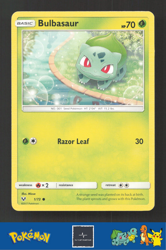 2017 Pokemon SM Shining Legends 1/73 Bulbasaur
