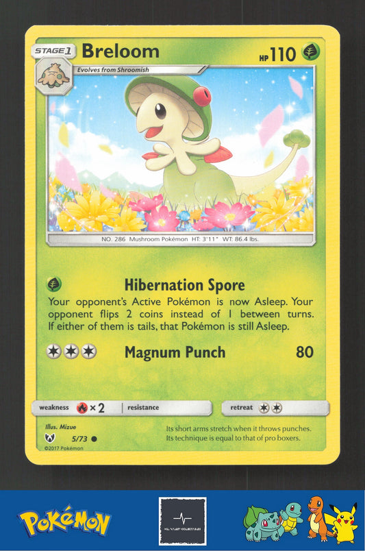 2017 Pokemon SM Shining Legends 5/73 Breloom