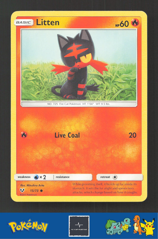 2017 Pokemon SM Shining Legends 15/73 Litten