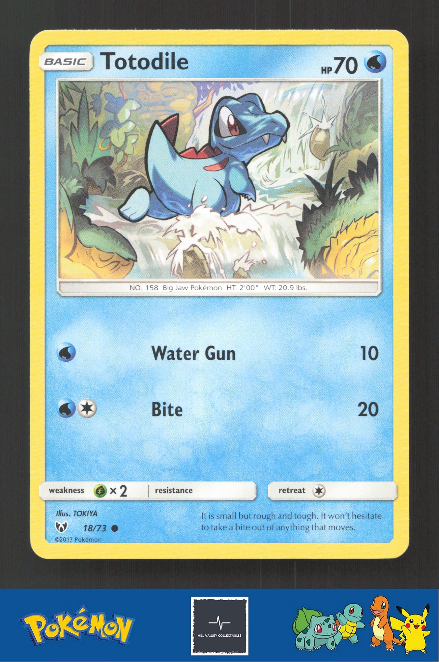 2017 Pokemon SM Shining Legends 18/73 Totodile