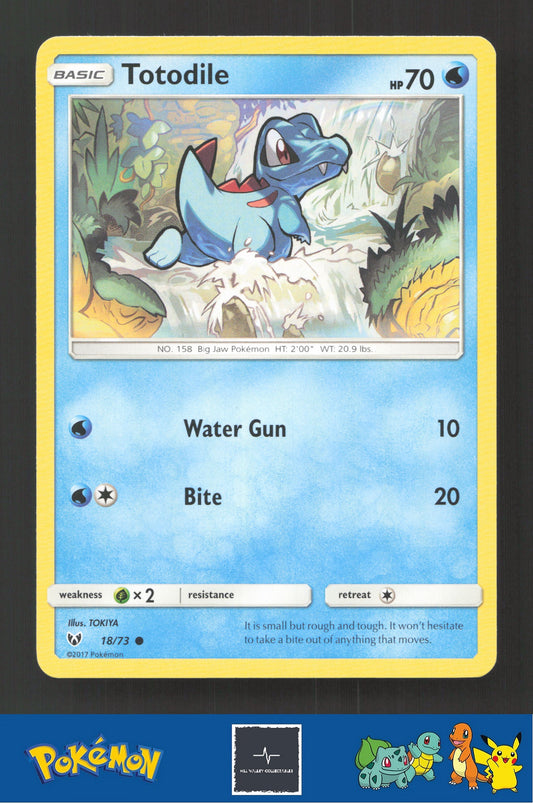 2017 Pokemon SM Shining Legends 18/73 Totodile