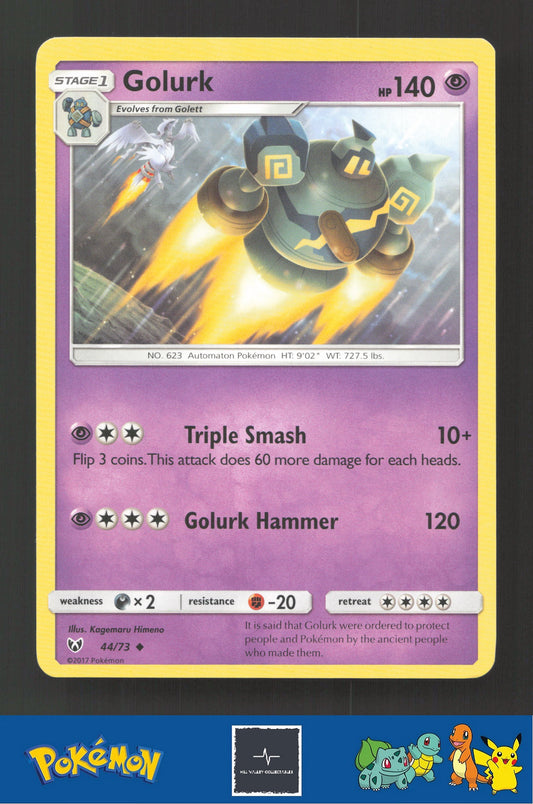 2017 Pokemon SM Shining Legends 44/73 Golurk