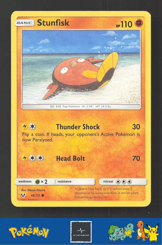 2017 Pokemon SM Shining Legends 46/73 Stunfisk