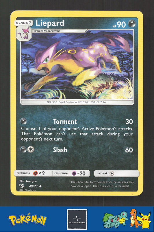 2017 Pokemon SM Shining Legends 49/73 Liepard