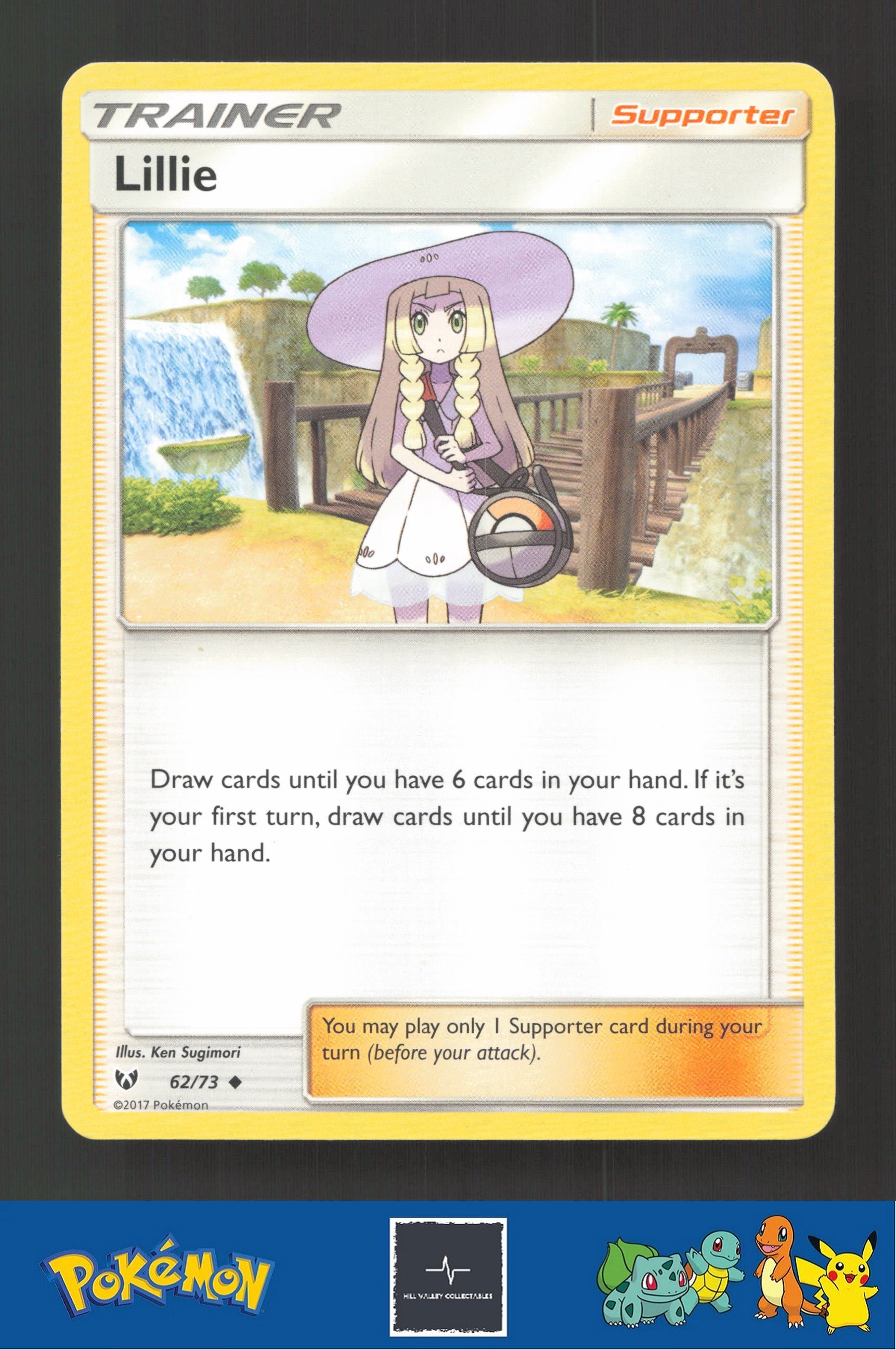 2017 Pokemon SM Shining Legends 62/73 Lillie