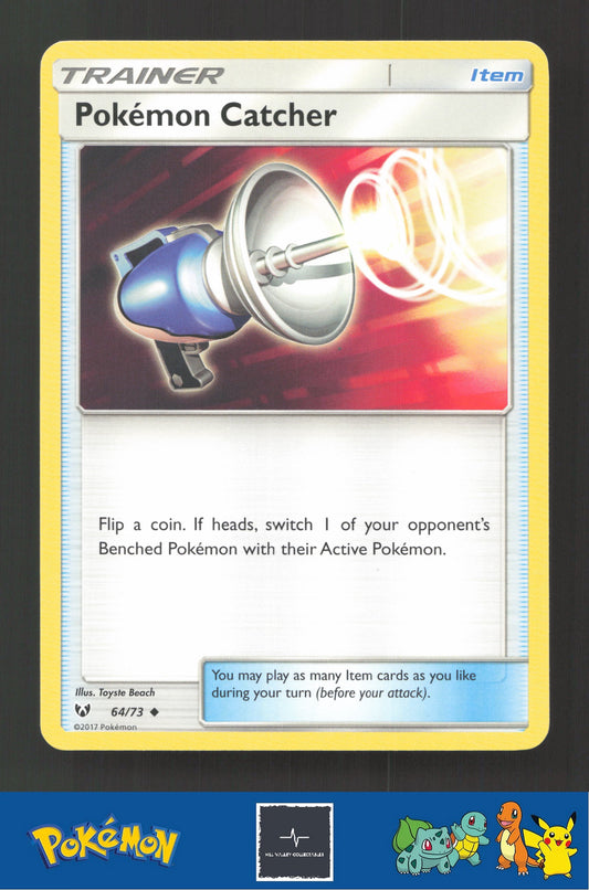 2017 Pokemon SM Shining Legends 64/73 Pokemon Catcher