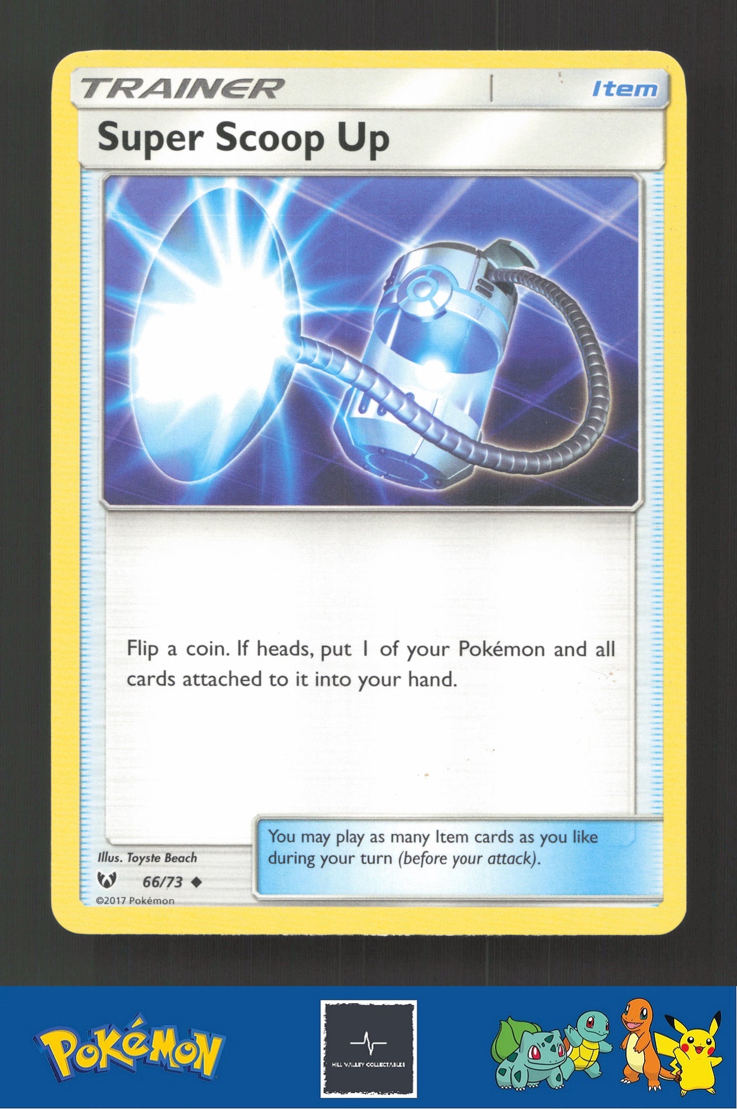 2017 Pokemon SM Shining Legends 66/73 Super Scoop Up