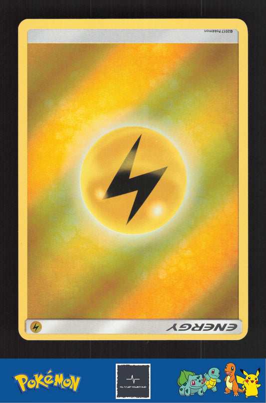 2018 Pokemon SM Dragon Majesty era Lightning Energy Reverse Holo