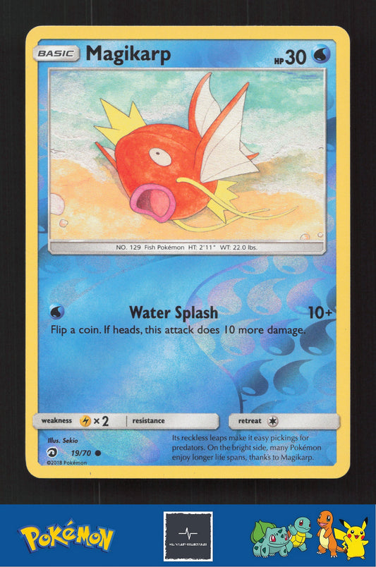 2018 Pokemon SM Dragon Majesty 19/70 Magikarp Reverse