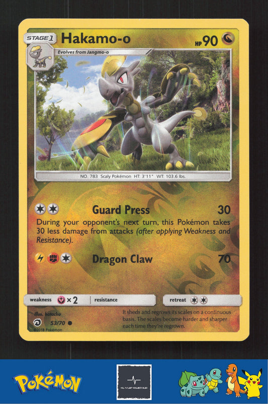 2018 Pokemon SM Dragon Majesty 53/70 Hakamo-o Reverse