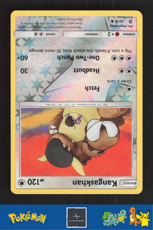 2018 Pokemon SM Dragon Majesty 55/70 Kangaskhan Reverse