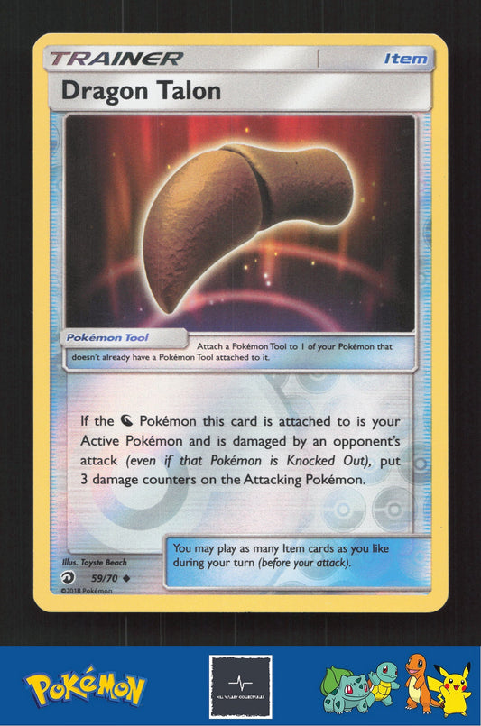 2018 Pokemon SM Dragon Majesty 59/70 Dragon Talon Reverse