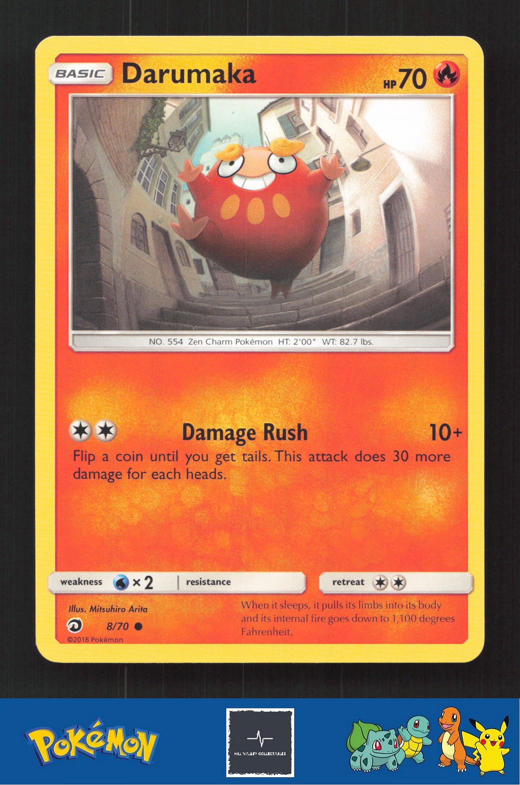 2018 Pokemon SM Dragon Majesty 8/70 Darumaka