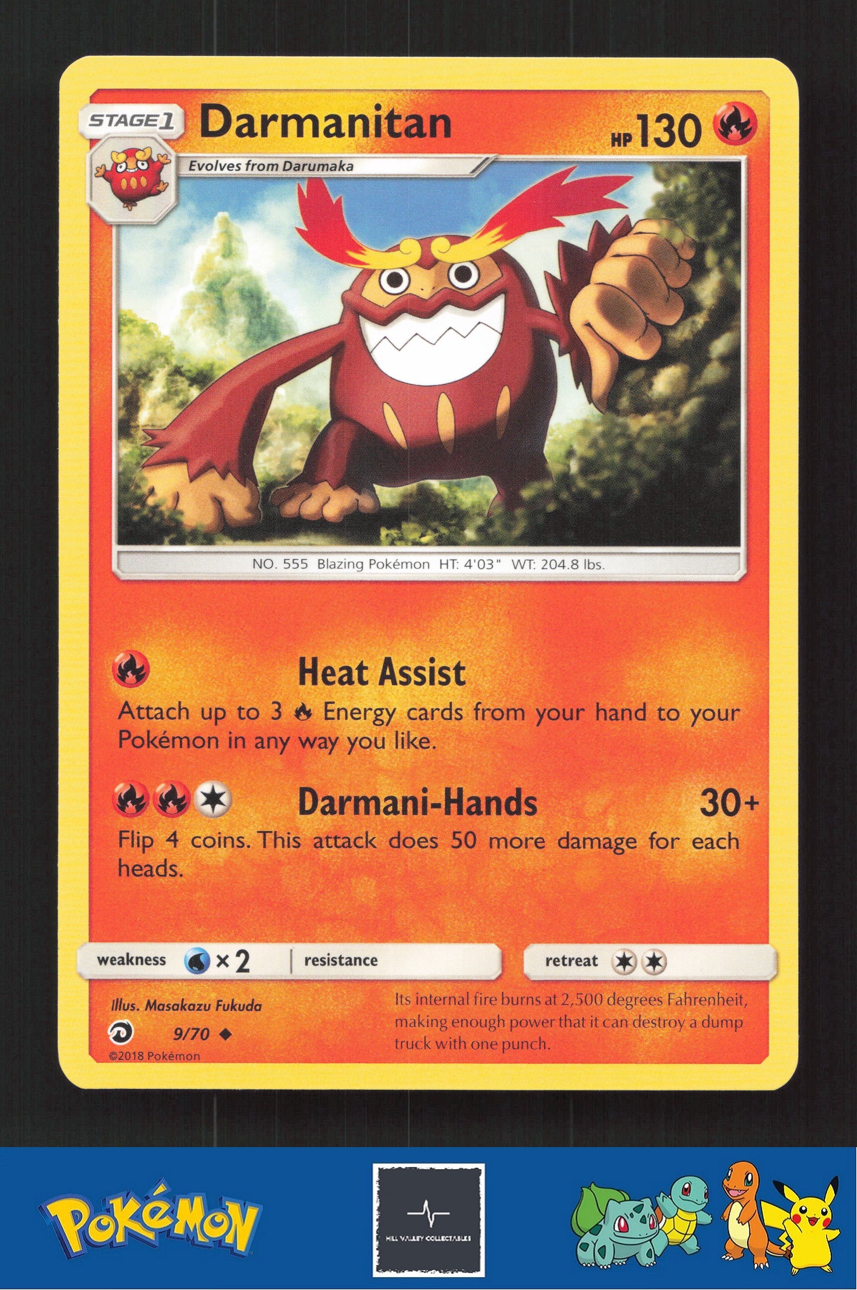 2018 Pokemon SM Dragon Majesty 9/70 Darmanitan