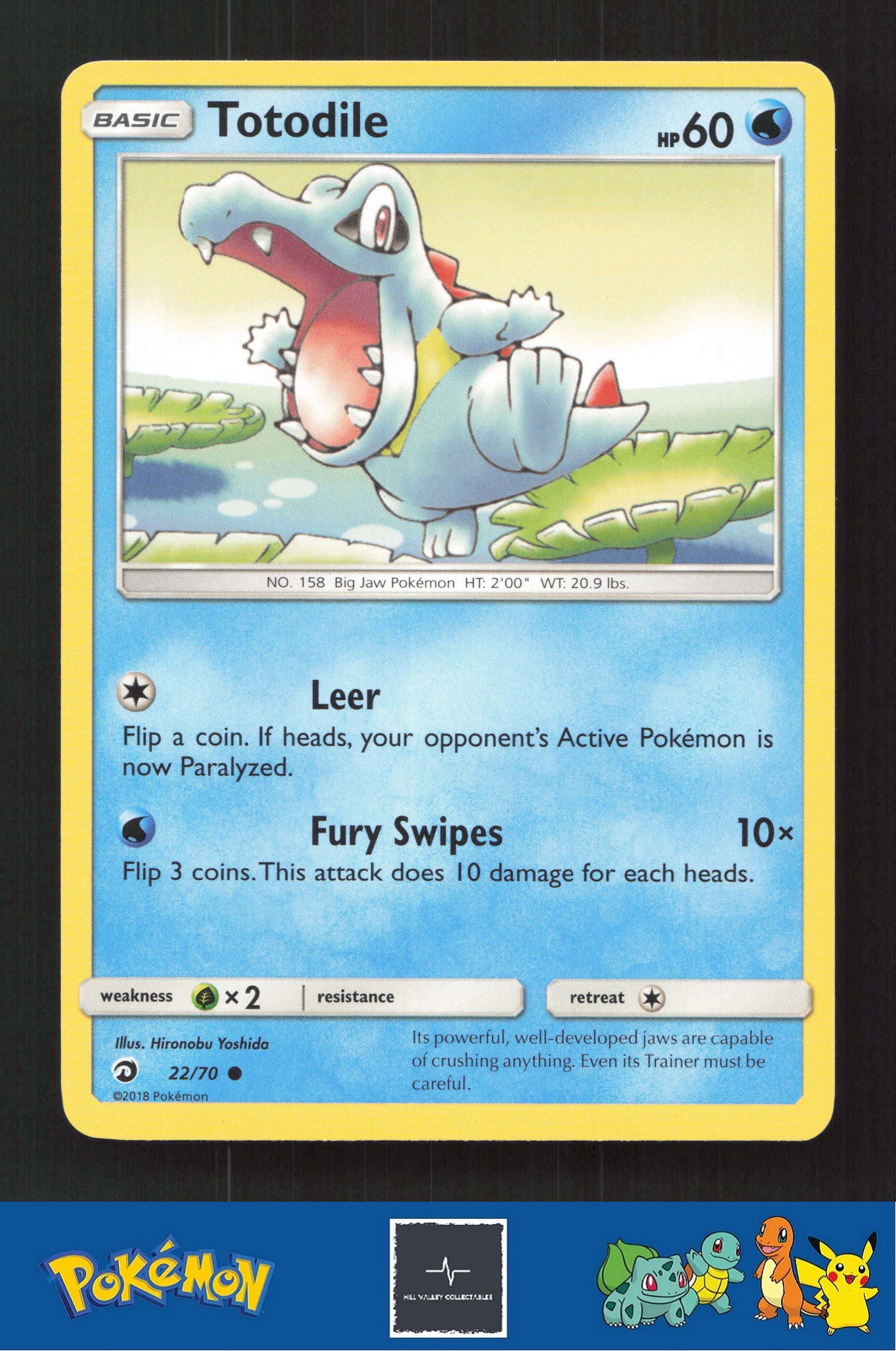 2018 Pokemon SM Dragon Majesty 22/70 Totodile