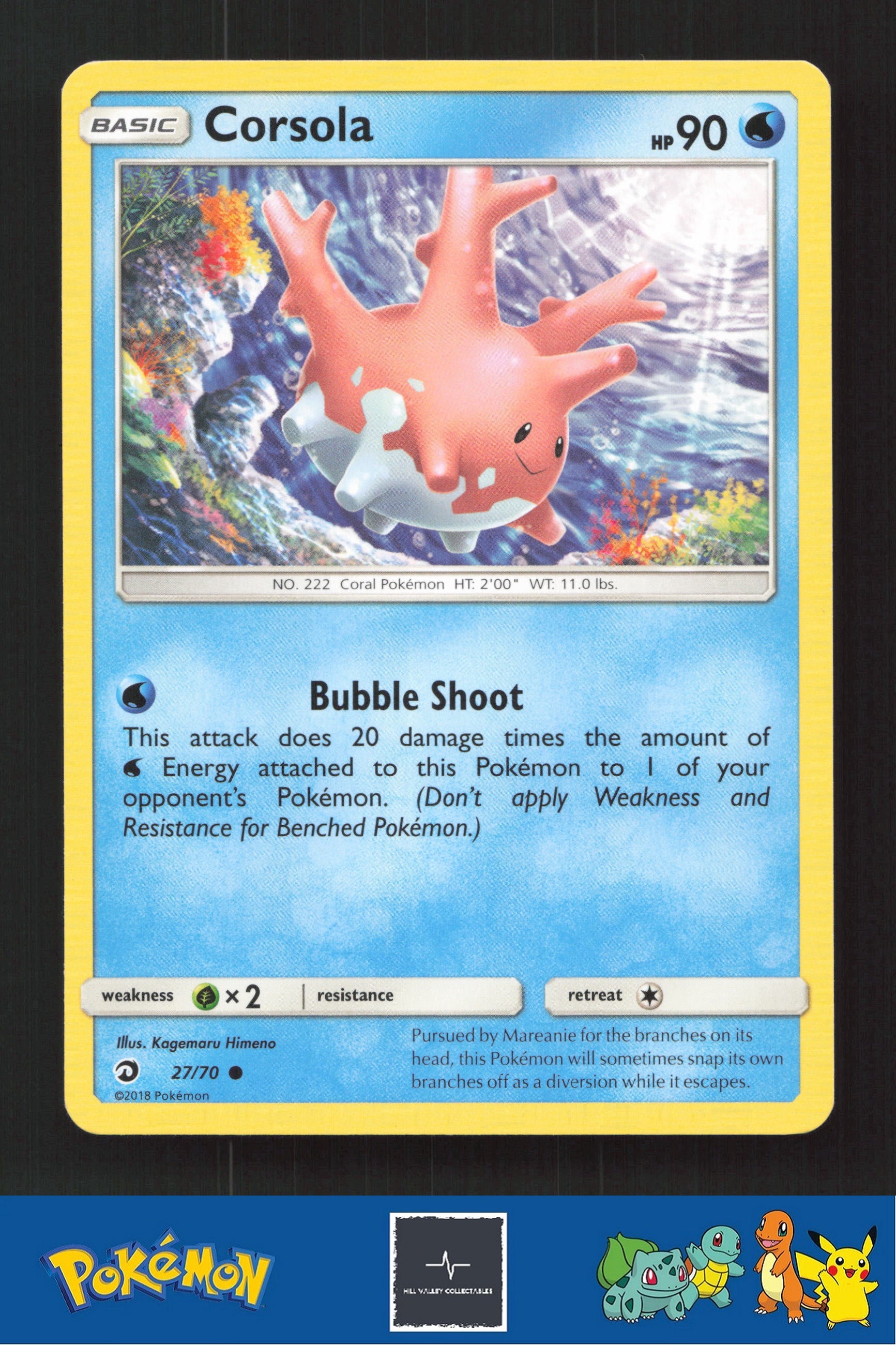2018 Pokemon SM Dragon Majesty 27/70 Corsola