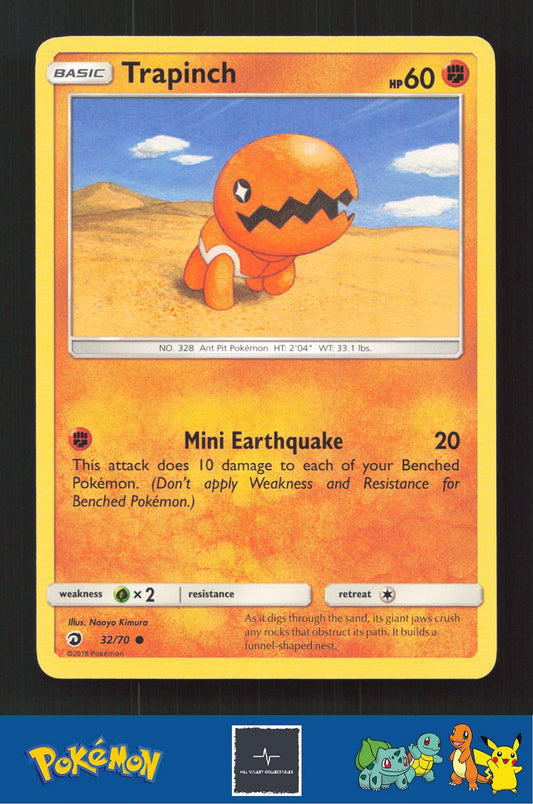 2018 Pokemon SM Dragon Majesty 32/70 Trapinch