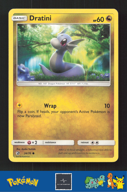 2018 Pokemon SM Dragon Majesty 34/70 Dratini