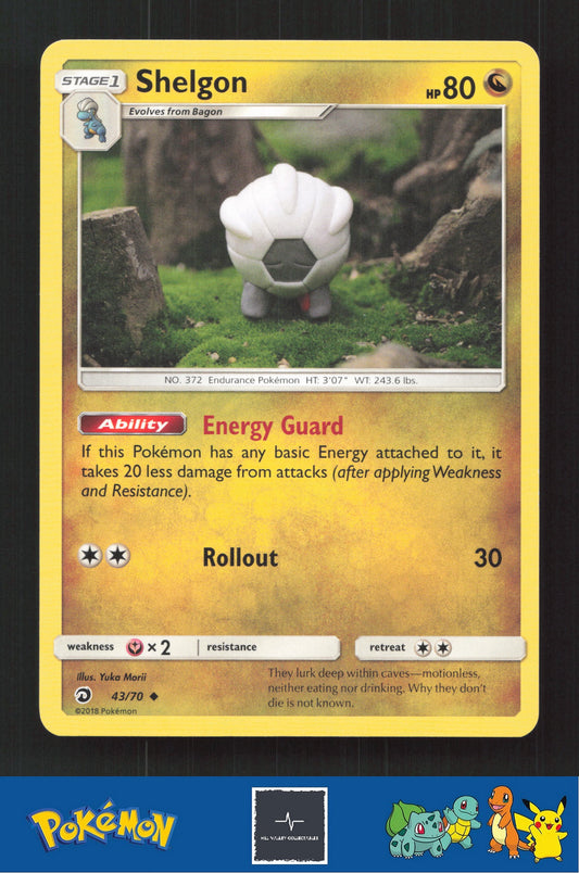 2018 Pokemon SM Dragon Majesty 43/70 Shelgon