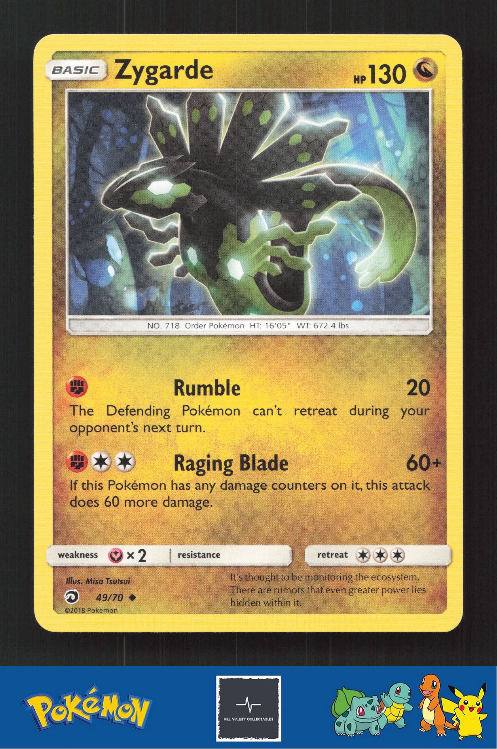 2018 Pokemon SM Dragon Majesty 49/70 Zygarde