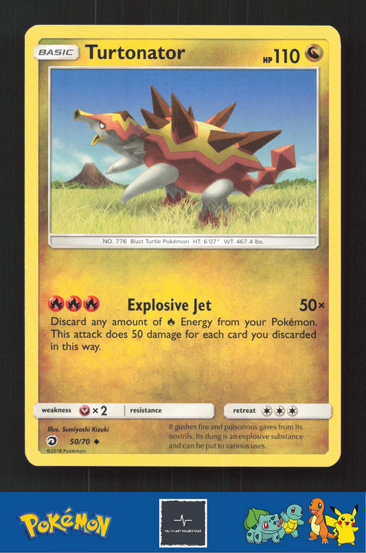 2018 Pokemon SM Dragon Majesty 50/70 Turtonator
