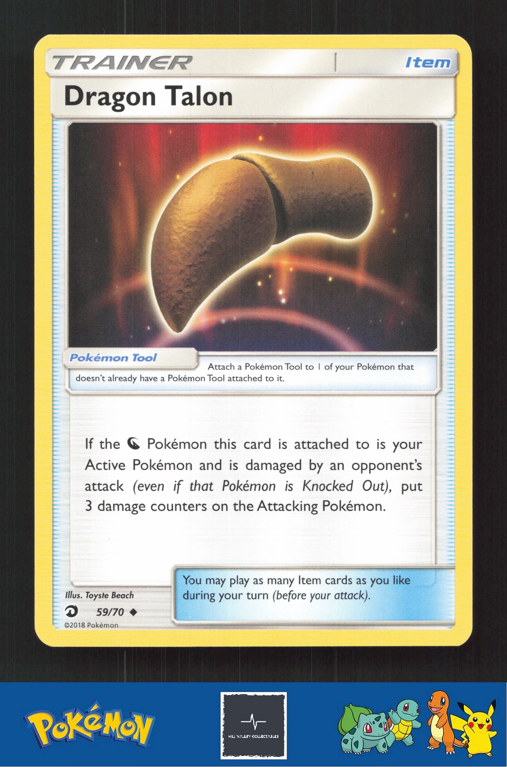 2018 Pokemon SM Dragon Majesty 59/70 Dragon Talon