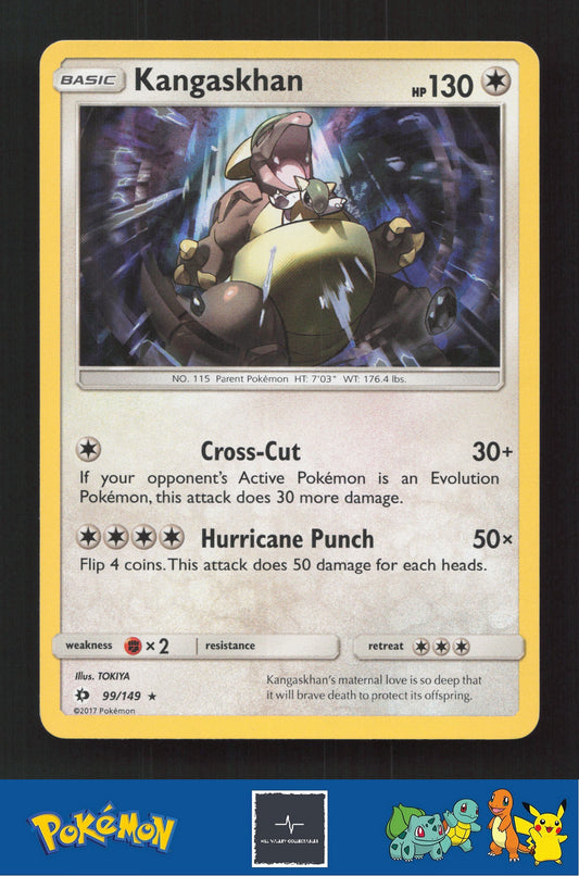 2017 Pokemon SM Sun & Moon Base Set 99/149 Kangaskhan