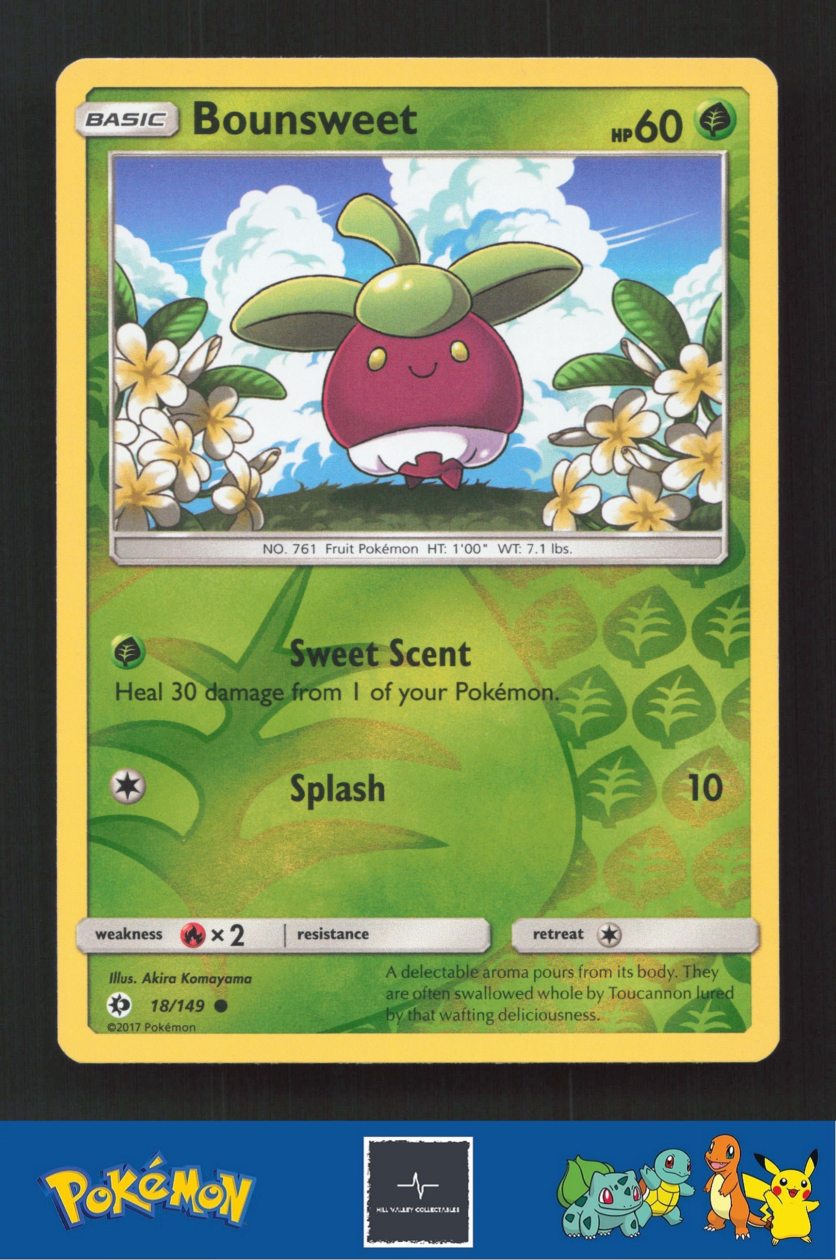 2017 Pokemon SM Sun & Moon Base Set 18/149 Bounsweet