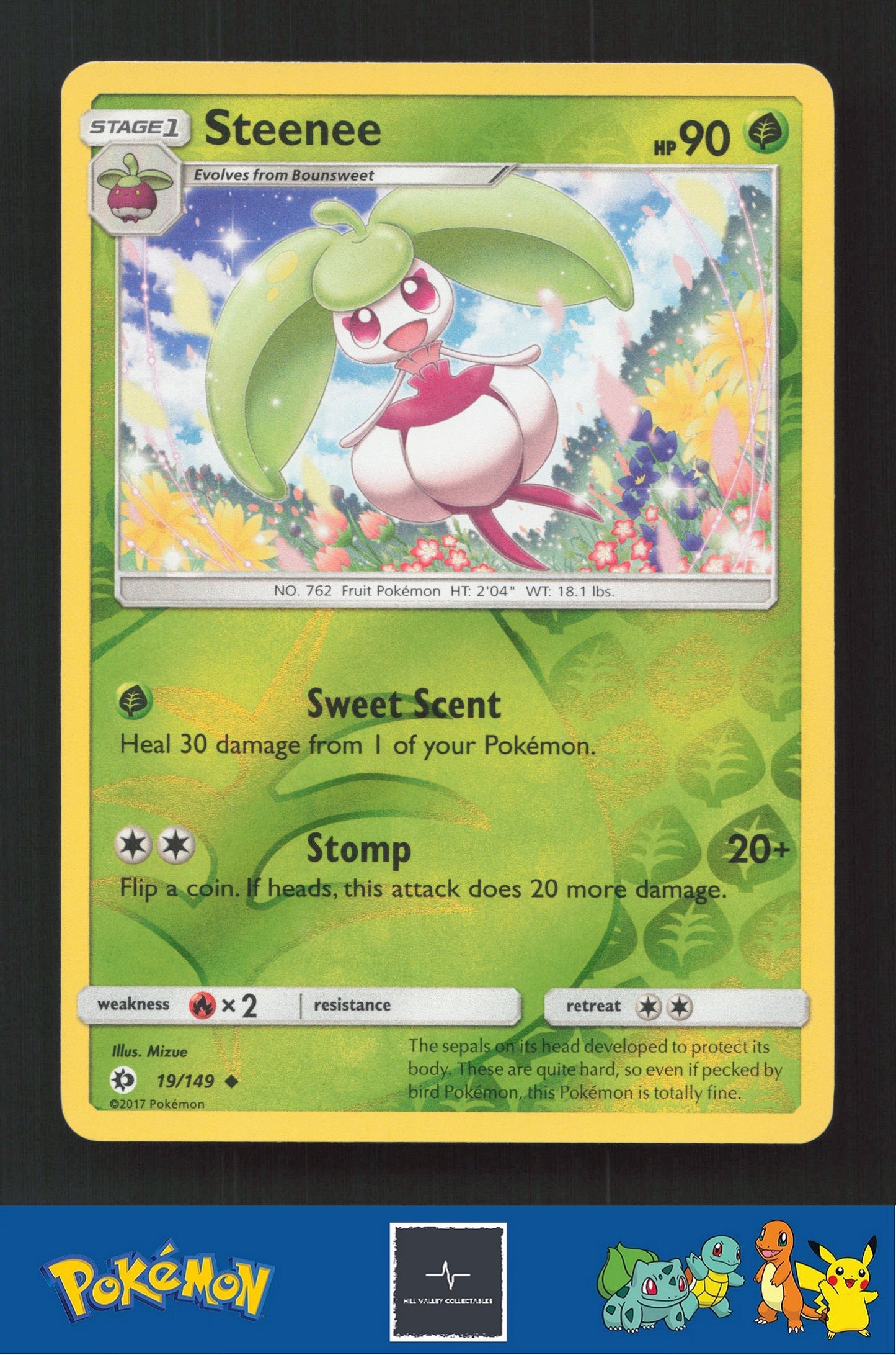 2017 Pokemon SM Sun & Moon Base Set 19/149 Steenee