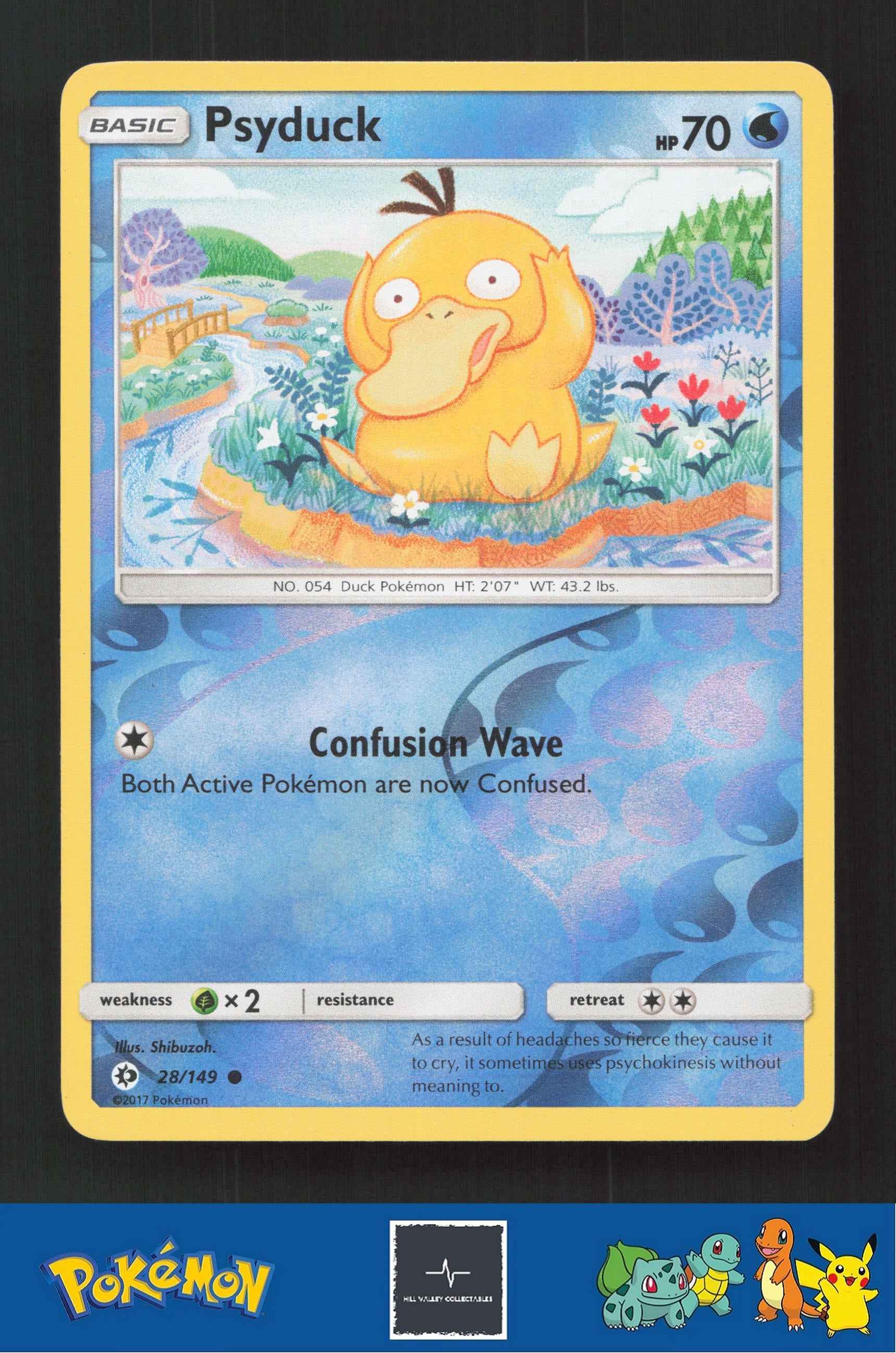 2017 Pokemon SM Sun & Moon Base Set 28/149 Psyduck