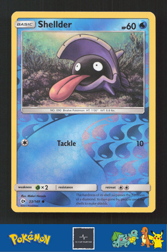 2017 Pokemon SM Sun & Moon Base Set 33/149 Shellder