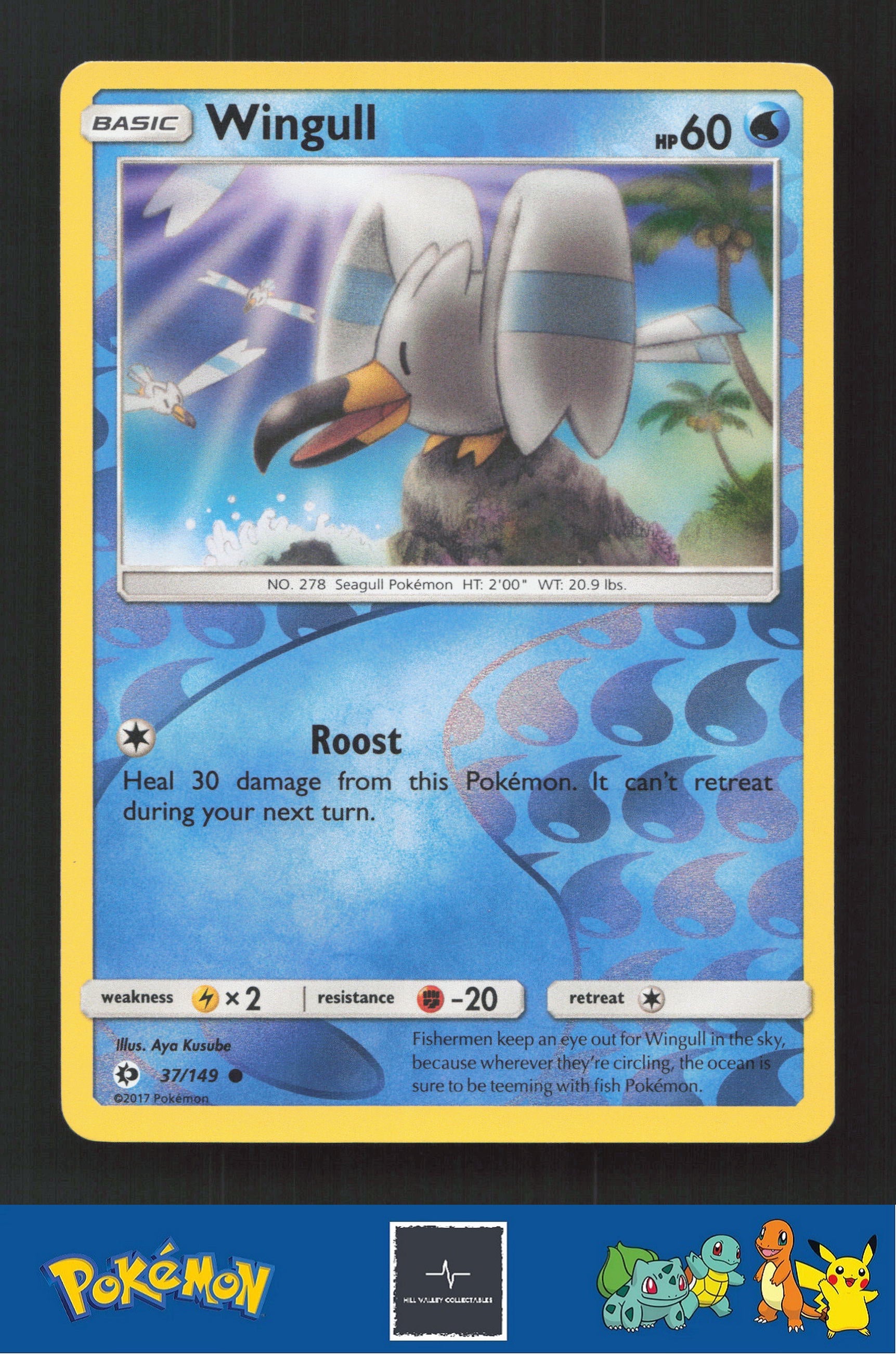 2017 Pokemon SM Sun & Moon Base Set 37/149 Wingull