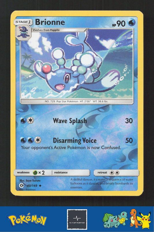 2017 Pokemon SM Sun & Moon Base Set 40/149 Brionne