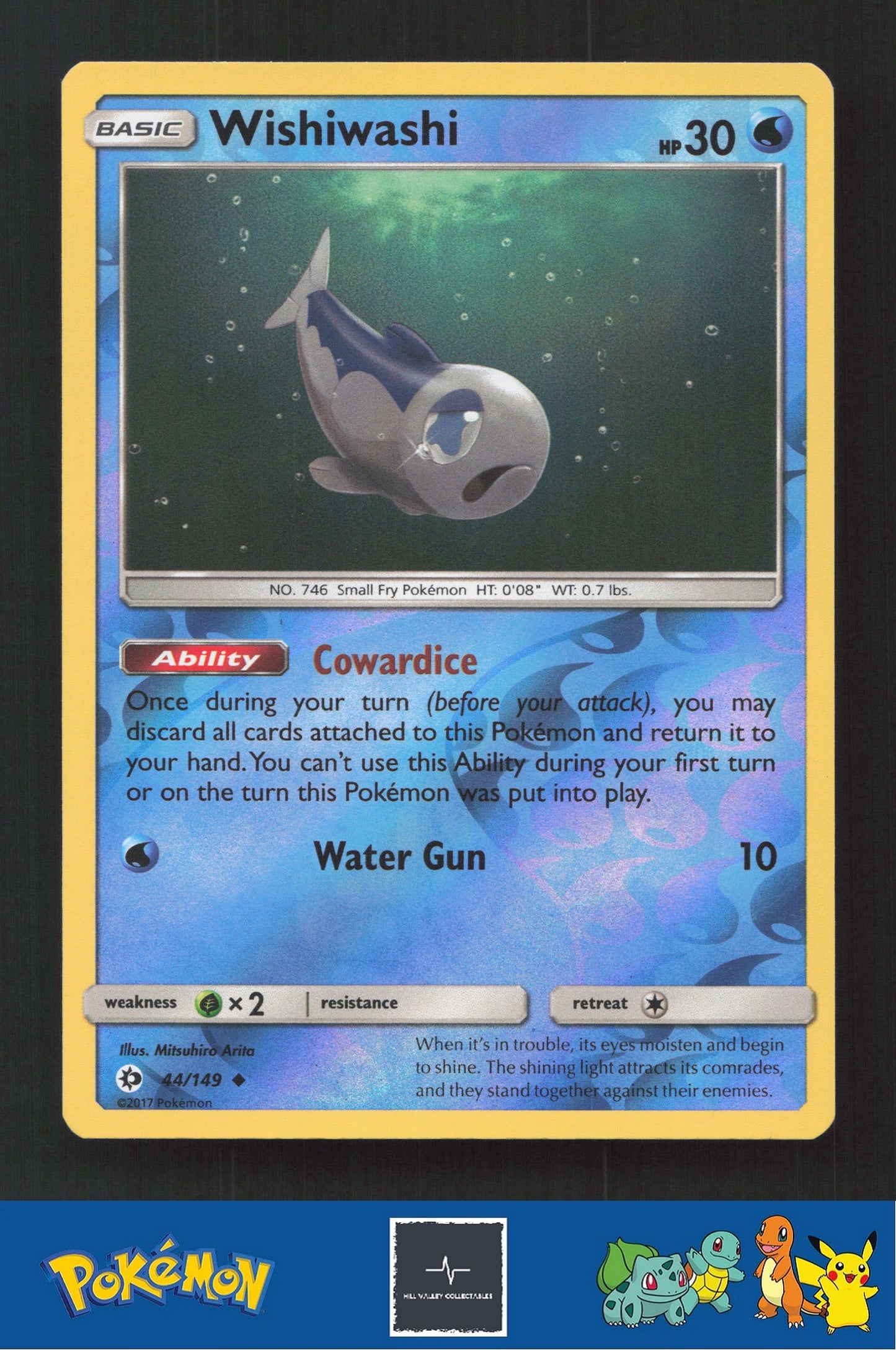 2017 Pokemon SM Sun & Moon Base Set 44/149 Wishiwashi