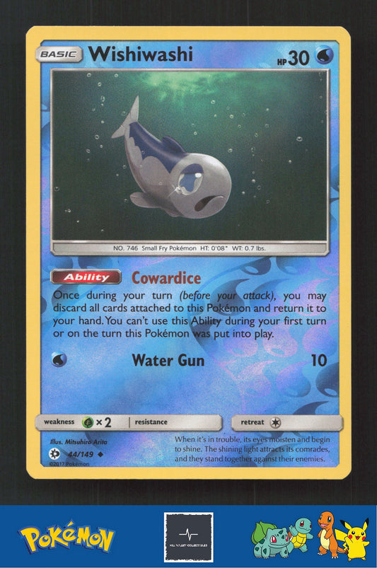 2017 Pokemon SM Sun & Moon Base Set 44/149 Wishiwashi