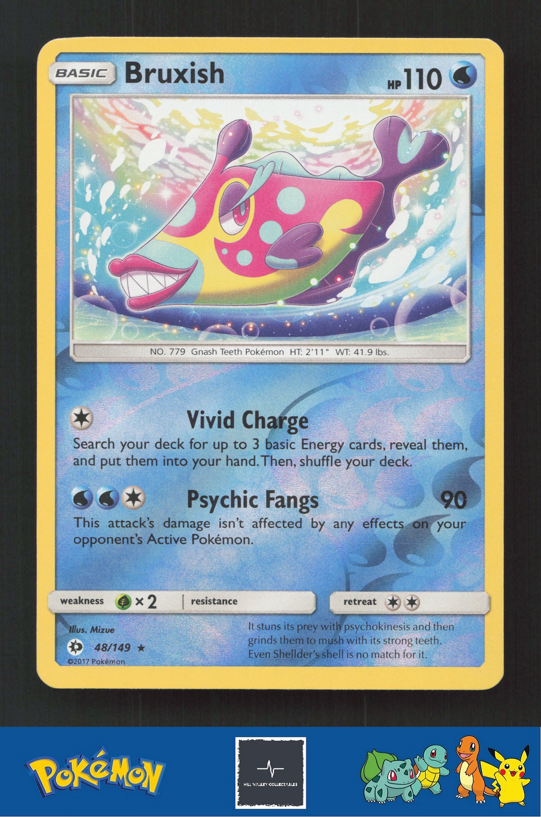 2017 Pokemon SM Sun & Moon Base Set 48/149 Bruxish