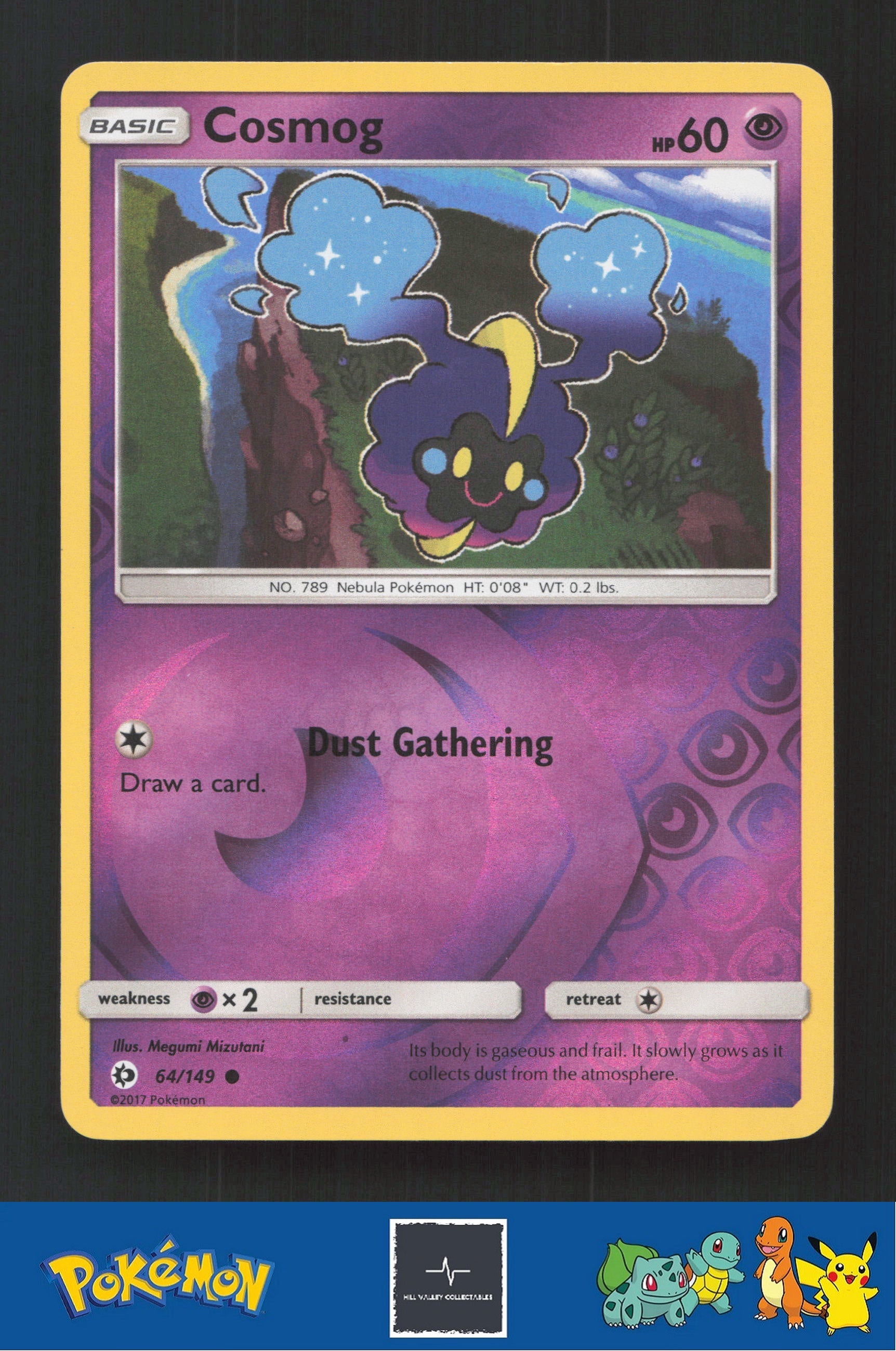 2017 Pokemon SM Sun & Moon Base Set 64/149 Cosmog