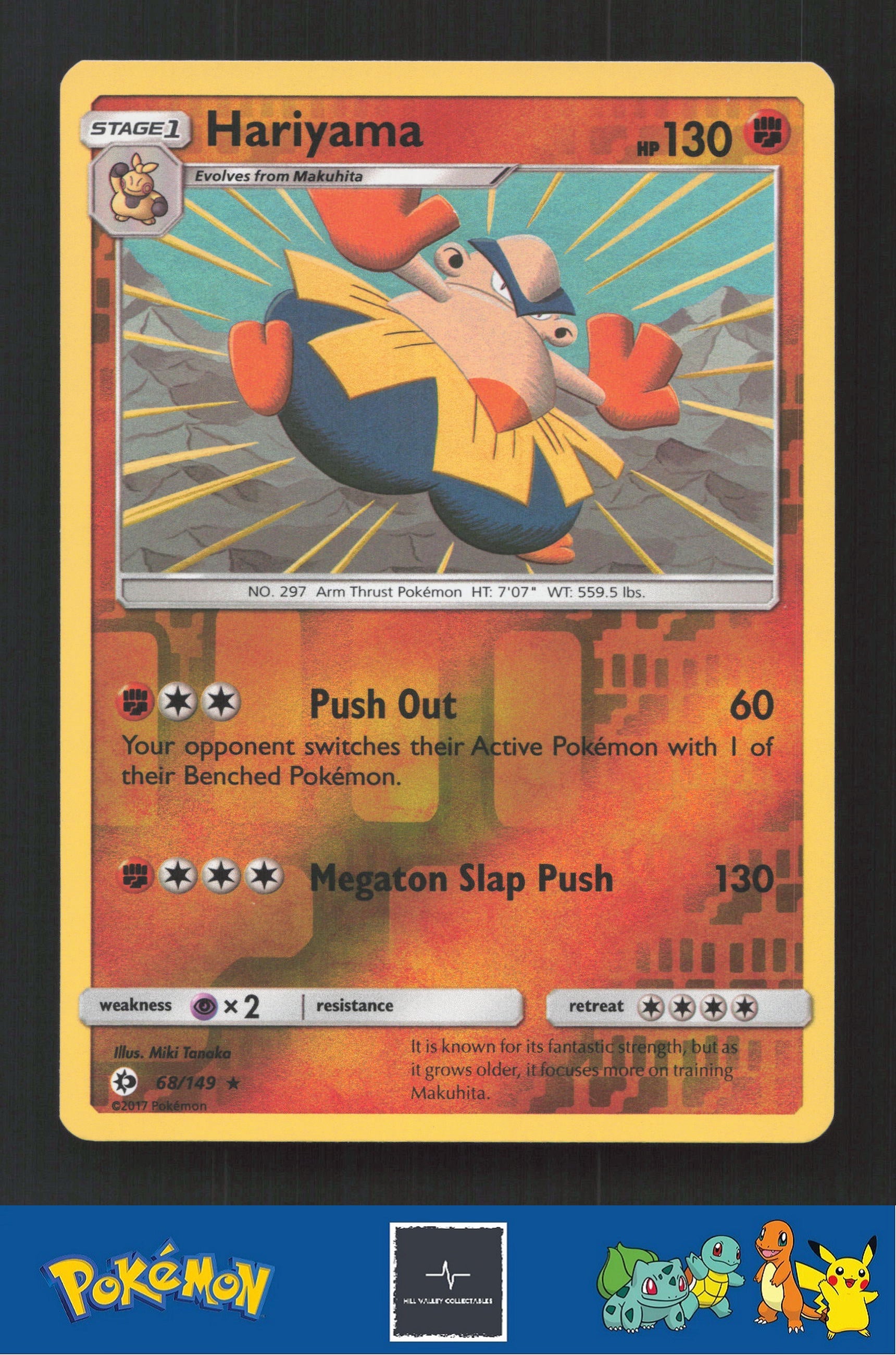 2017 Pokemon SM Sun & Moon Base Set 68/149 Hariyama