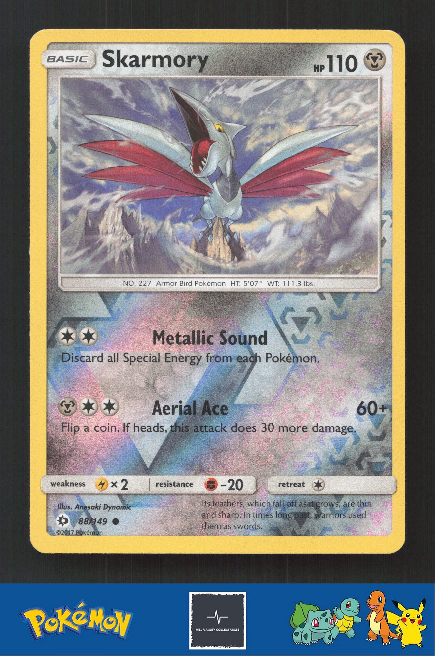 2017 Pokemon SM Sun & Moon Base Set 88/149 Skarmory