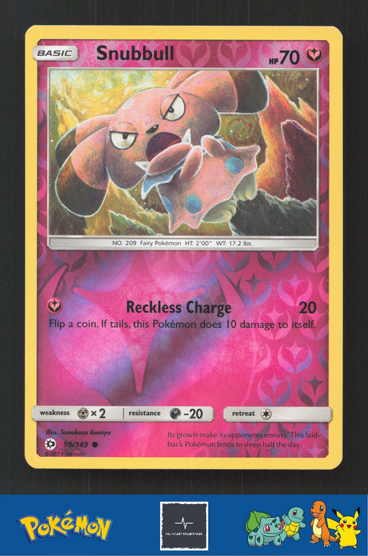 2017 Pokemon SM Sun & Moon Base Set 90/149 Snubbull