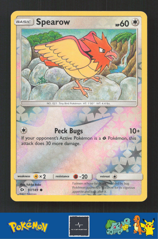 2017 Pokemon SM Sun & Moon Base Set 97/149 Spearow