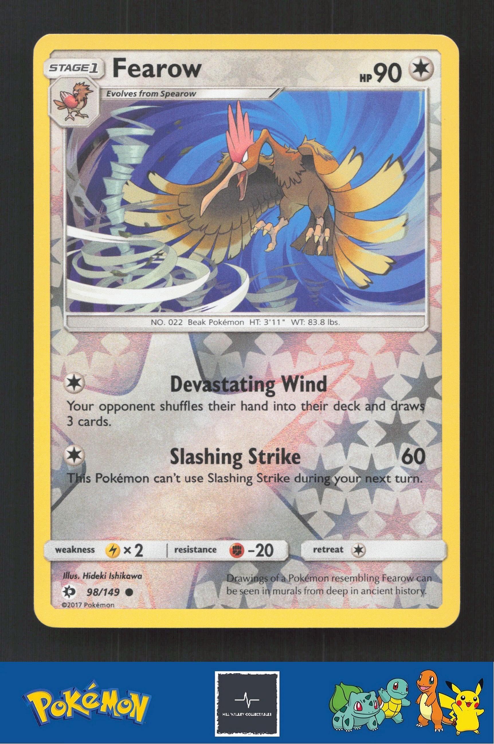2017 Pokemon SM Sun & Moon Base Set 98/149 Fearow