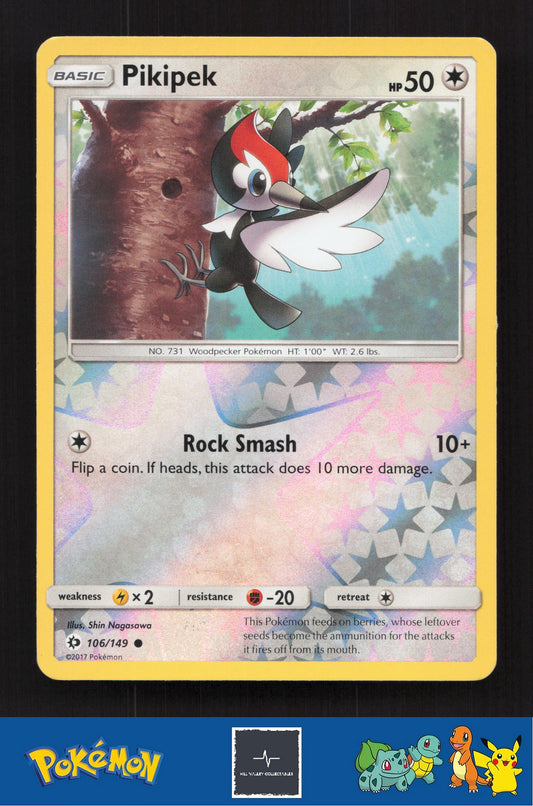 2017 Pokemon SM Sun & Moon Base Set 106/149 Pikipek
