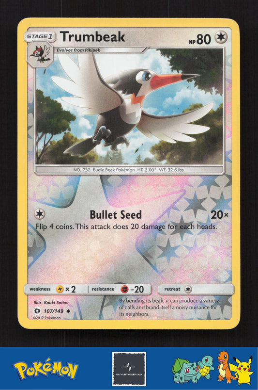 2017 Pokemon SM Sun & Moon Base Set 107/149 Trumbeak
